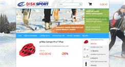 Desktop Screenshot of disk-sport.cz